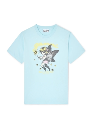 Fairy tee Aqua A1050174 Ganni 